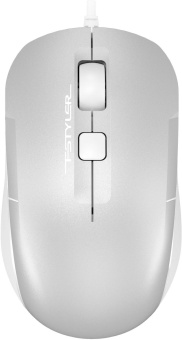 Мышь A4Tech Fstyler FM26S серебристый/белый оптическая (1600dpi) silent USB для ноутбука (4but) от магазина РЭССИ