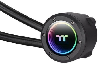 Система водяного охлаждения Thermaltake Toughliquid 420 Ex Pro ARGB Soc-AM5/AM4/1151/1200/1700 черный 4-pin 31.6dB Al+Cu Ret (CL-W401-PL14BL-A) от магазина РЭССИ