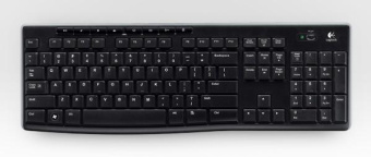 Клавиатура Logitech K270 черный/белый USB беспроводная Multimedia (920-003757) от магазина РЭССИ