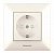 Розетка силов. Panasonic Arkedia Slim WNTC02122BG-RU скрыт. зазем. штор. IP20 бежевый (упак.:1шт) от магазина РЭССИ