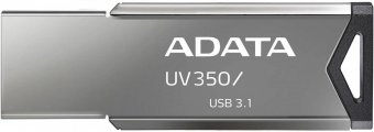 Флеш Диск A-Data 64Gb UV350 AUV350-64G-RBK USB3.0 серебристый от магазина РЭССИ