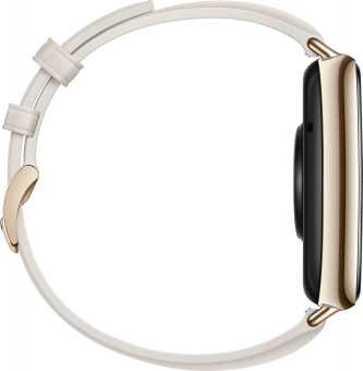 Смарт-часы Huawei Watch Fit 2 Yoda-B19V 1.74" AMOLED корп.золотистый рем.белый разм.брасл.:140-210мм (55029265) от магазина РЭССИ