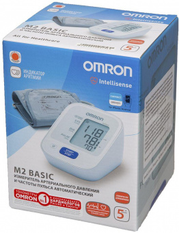 Тонометр автоматический Omron M2 Basic (HEM-7121-RU) от магазина РЭССИ
