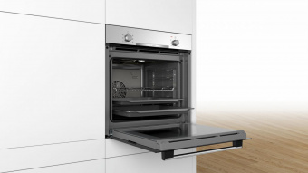 Духовой шкаф Электрический Bosch HBA530BS0S серебристый/черный от магазина РЭССИ