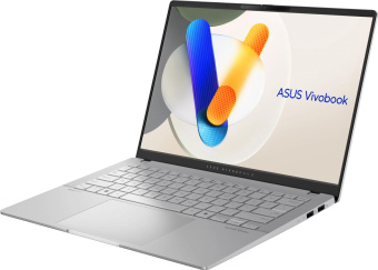 Ноутбук Asus VivoBook S14 OLED M5406WA-QD127 Ryzen AI 9 365 24Gb SSD1Tb AMD Radeon 880M 14" OLED WUXGA (1920x1200) noOS silver WiFi BT Cam (90NB14P1-M007L0) от магазина РЭССИ