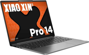Ноутбук Lenovo Xiaoxin pro14 IRH8 Core i5 13500H 16Gb SSD1Tb Intel Iris Xe graphics 14" IPS 2.8K (2880x1800) Windows 11 trial (для ознакомления) Home grey WiFi BT Cam от магазина РЭССИ