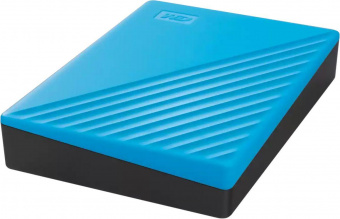Жесткий диск WD USB 3.0 4Tb WDBPKJ0040BBL-WESN My Passport 2.5" голубой от магазина РЭССИ