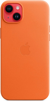 Чехол (клип-кейс) Apple для Apple iPhone 14 Plus Leather Case with MagSafe A2907 оранжевый (MPPF3ZM/A) от магазина РЭССИ