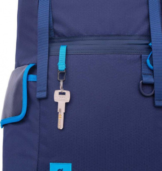 Рюкзак для ноутбука 17.3" Riva 5361 синий полиуретан женский дизайн от магазина РЭССИ