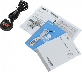 Минисистема Sony MHC-V43D черный CD CDRW DVD DVDRW FM USB BT от магазина РЭССИ