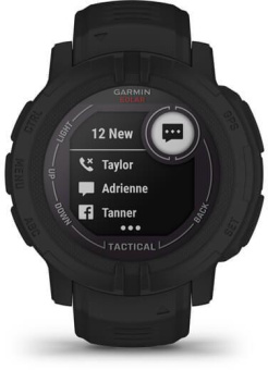 Смарт-часы Garmin Instinct 2 Solar 45мм 0.9" AMOLED корп.черный силикон рем.черный (010-02627-03) от магазина РЭССИ