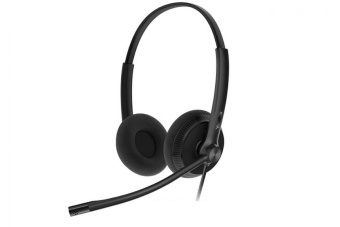 Гарнитура проводная Yealink YHS34 Dual черный от магазина РЭССИ