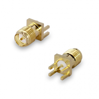 Разъем RP-SMA(female)- на плату толщиной 1,5 мм под пайку от магазина РЭССИ