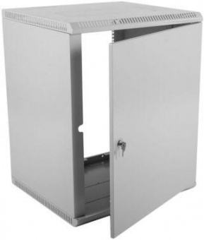 Шкаф коммутационный ЦМО ШРН-ЭКОНОМ (ШРН-Э-12.650.1) настенный 12U 600x650мм пер.дв.металл 65кг серый 600мм от магазина РЭССИ