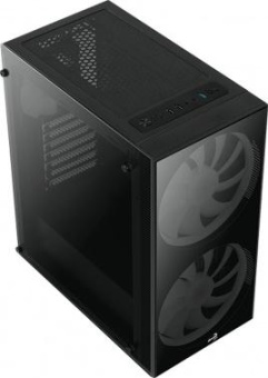 Корпус Aerocool Python-G-BK-v1 черный без БП ATX 1x120mm 2x200mm 2xUSB2.0 1xUSB3.0 audio bott PSU от магазина РЭССИ