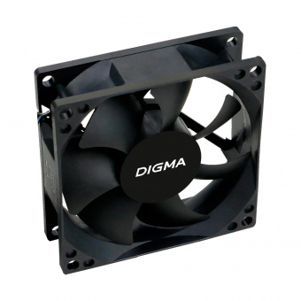 Вентилятор Digma DFAN-80 80x80x25mm 3-pin 4-pin (Molex)23dB 73gr Ret от магазина РЭССИ
