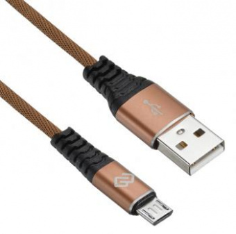 Кабель Digma MICROUSB-0.15M-BLK USB (m)-micro USB (m) 0.15м коричневый от магазина РЭССИ