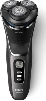 Бритва роторная Philips S3343/13 реж.эл.:3 питан.:аккум. черный от магазина РЭССИ