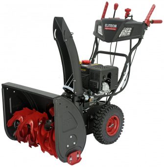 Снегоуборщик бензин. Elitech ST 0762LE 7л.с. от магазина РЭССИ