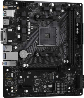Материнская плата Asrock B550M-HDV Soc-AM4 AMD B550 2xDDR4 mATX AC`97 8ch(7.1) GbLAN RAID+VGA+DVI+HDMI от магазина РЭССИ