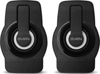 Колонки Sven 255 2.0 черный 6Вт портативные от магазина РЭССИ