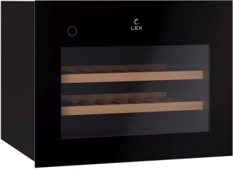 Винный шкаф Lex LWD6028BL PP 1-нокамерн. черный стекло (CHAT500005) от магазина РЭССИ