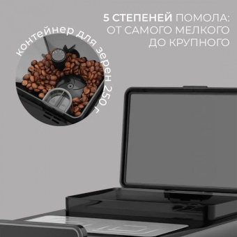 Кофемашина Rondell RDE-1110 1500Вт черный от магазина РЭССИ