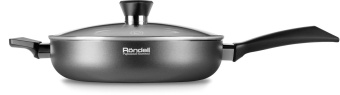 Сотейник Rondell Strike RDA-1399 d=28см (с крышкой) серый от магазина РЭССИ