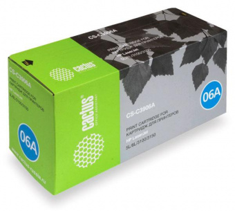 Картридж лазерный Cactus CS-C3906A C3906A черный (2500стр.) для HP LJ 5L/6L/3100/3150 от магазина РЭССИ