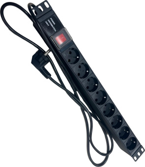 Блок распределения питания NTSS NTSS-PDU-DA2034 гор.размещ. 8xSchuko базовые 16A Schuko 2м от магазина РЭССИ