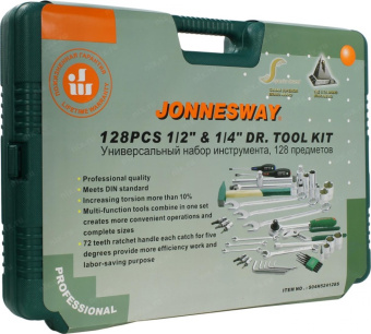 Набор инструментов Jonnesway S04H524128S 128 предметов от магазина РЭССИ