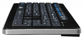 Клавиатура Оклик 870S черный USB беспроводная slim Multimedia от магазина РЭССИ