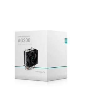 Устройство охлаждения(кулер) Deepcool AG200 Soc-AM5/AM4/1151/1200/1700 4-pin 18-31dB Al+Cu 100W 304gr Ret от магазина РЭССИ