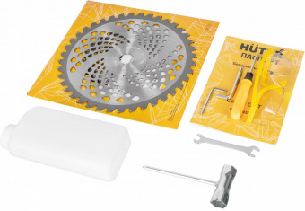 Триммер бензиновый Huter GGT-2450T 2500Вт 3.4л.с. неразбор.штан. реж.эл.:леска/нож от магазина РЭССИ