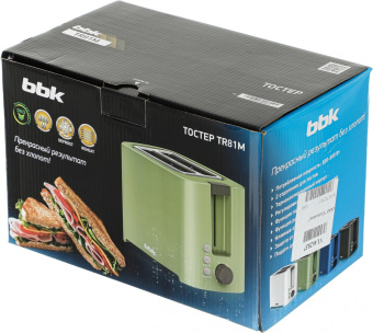 Тостер BBK TR81M 800Вт синий от магазина РЭССИ