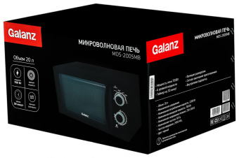 Микроволновая Печь Galanz MOS-2005MB 20л. 700Вт черный от магазина РЭССИ