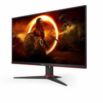 Монитор AOC 23.8" 24G2SPAE черный/красный IPS LED 4ms 16:9 HDMI M/M матовая 1000:1 250cd 178гр/178гр 1920x1080 VGA DP FHD 2.1кг от магазина РЭССИ