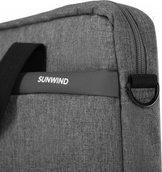 Сумка для ноутбука 14.1" SunWind SWG14A02GY серый нейлон от магазина РЭССИ