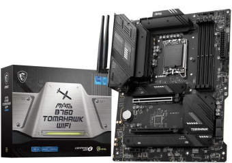 Материнская плата MSI MAG B760 TOMAHAWK WIFI Soc-1700 Intel B760 4xDDR5 ATX AC`97 8ch(7.1) 2.5Gg+VGA+HDMI+DP от магазина РЭССИ
