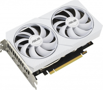 Видеокарта Asus PCI-E 4.0 DUAL-RTX3060-O8G-WHITE NVIDIA GeForce RTX 3060 8192Mb 128 GDDR6 1837/15000 HDMIx1 DPx3 HDCP Ret от магазина РЭССИ