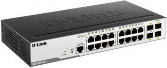 Коммутатор D-Link DGS-3000-20L/B1A 16G 4SFP управляемый от магазина РЭССИ