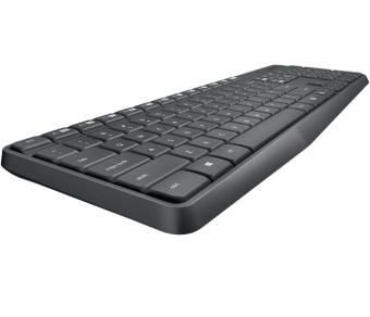 Клавиатура + мышь Logitech MK235 (Ru layout) клав:серый мышь:серый USB беспроводная (920-007948) от магазина РЭССИ