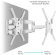 Кронштейн для телевизора Onkron M5 черный 37"-70" макс.36.4кг настенный поворот и наклон от магазина РЭССИ