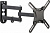 Кронштейн для телевизора Hama R1 118154 черный 19"-48" макс.25кг настенный поворот и наклон от магазина РЭССИ