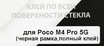 Защитное стекло для экрана DF poColor-06 черный для Xiaomi Poco M4 Pro 5G 2.5D 1шт. (DF POCOLOR-06 (BLACK)) от магазина РЭССИ