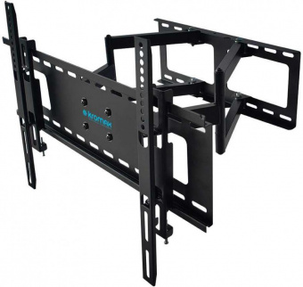 Кронштейн для телевизора Kromax ATLANTIS-80 черный 32"-75" макс.50кг настенный поворотно-выдвижной и наклонный от магазина РЭССИ