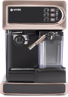 Кофеварка рожковая Vitek VT-1517 GD 1238Вт золотистый от магазина РЭССИ