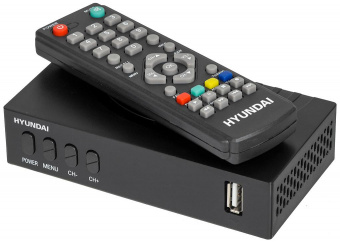 Ресивер DVB-T2 Hyundai H-DVB440 черный от магазина РЭССИ