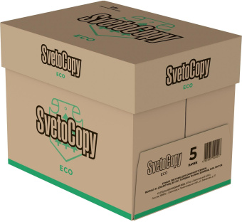 Бумага SVETOCOPY ECO A4 марка C/80г/м2/500л./слоновая кость CIE60% общего назначения(офисная) от магазина РЭССИ