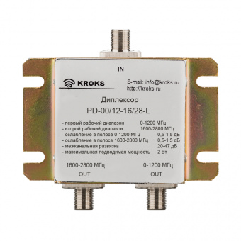 Комбайнер (диплексор) GSM900/1800-3G PD-00/12-16/28-L от магазина РЭССИ